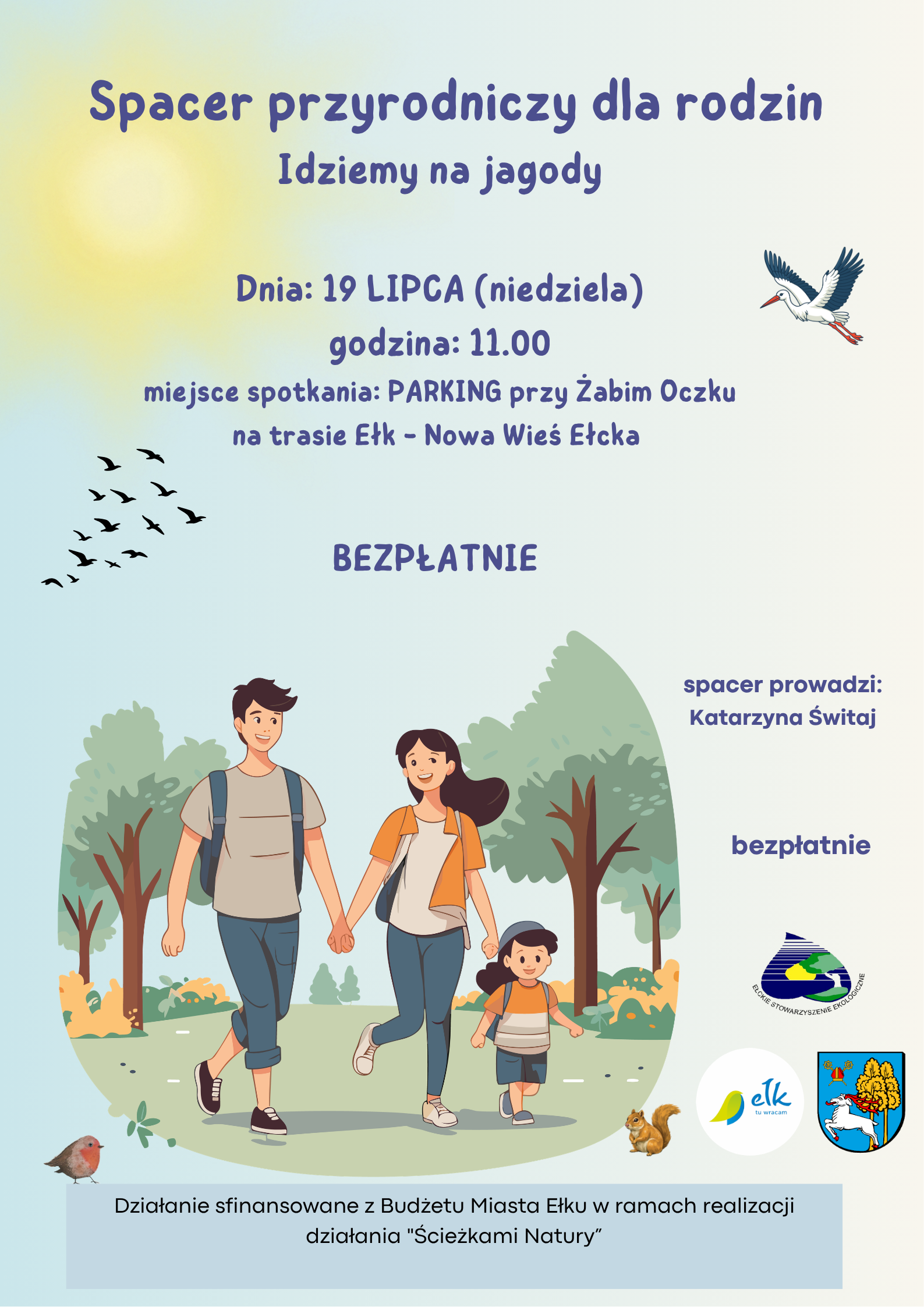 Spacer przyrodniczy dla rodzin - idziemy na jagody