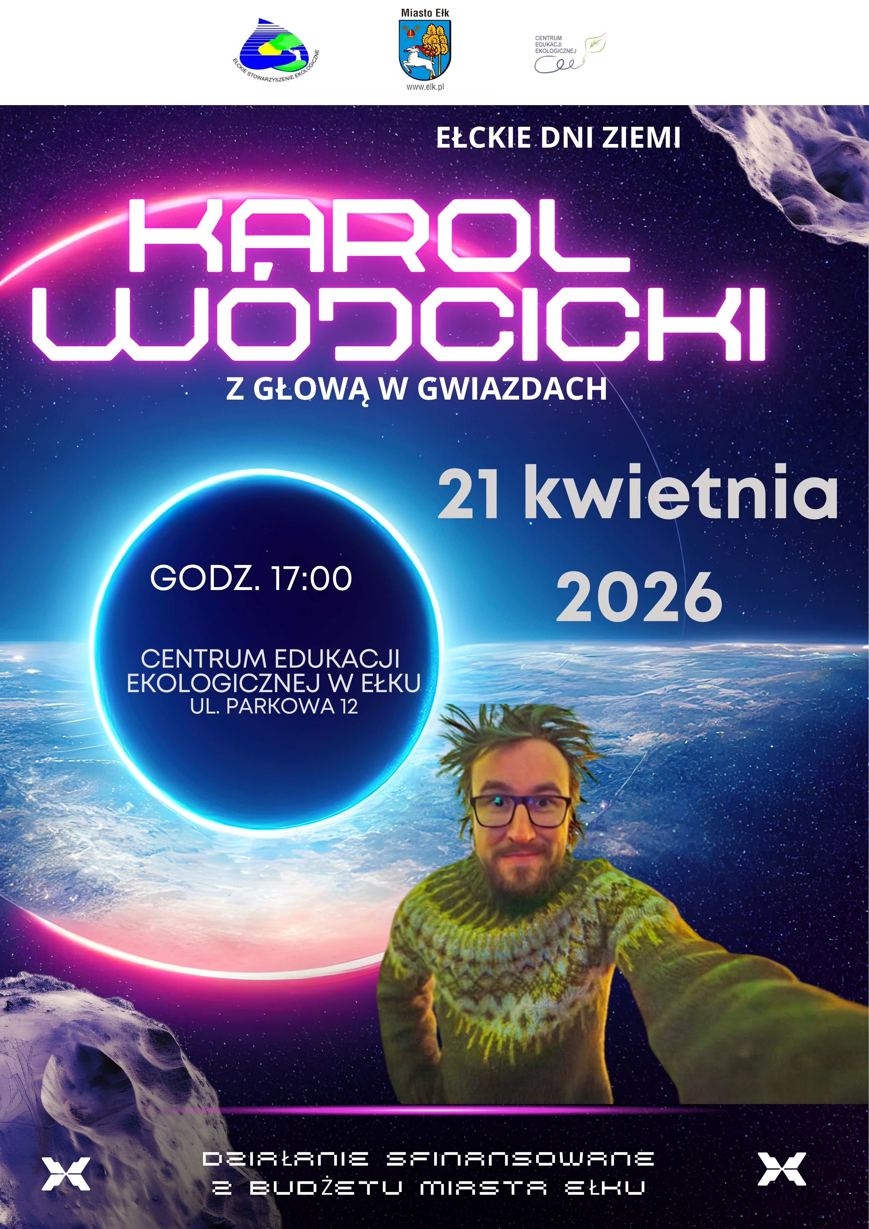 "Z głową w gwiazdach" - spotkanie z Karolem Wójcickim