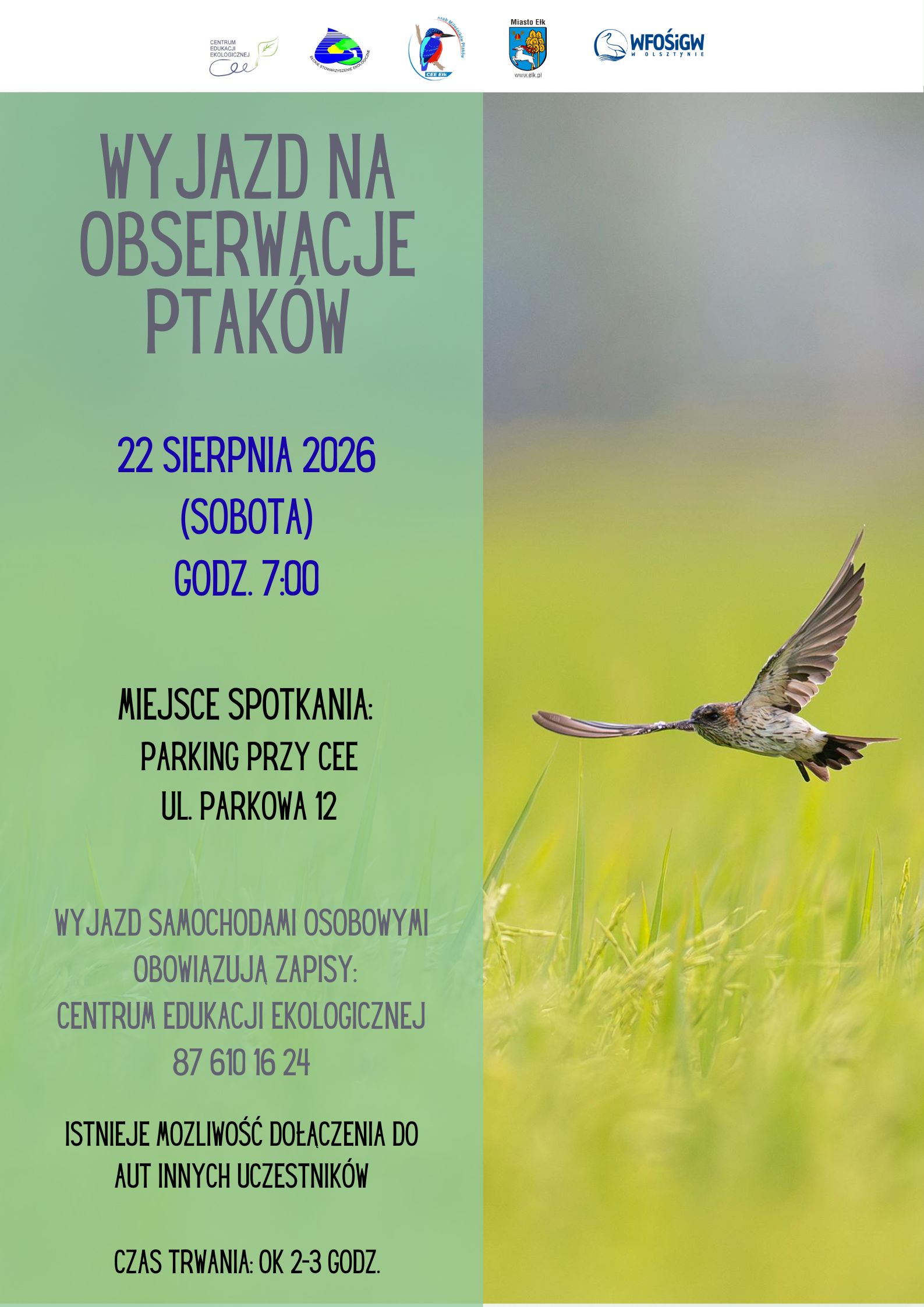 Wyjazd na obserwacje ptaków